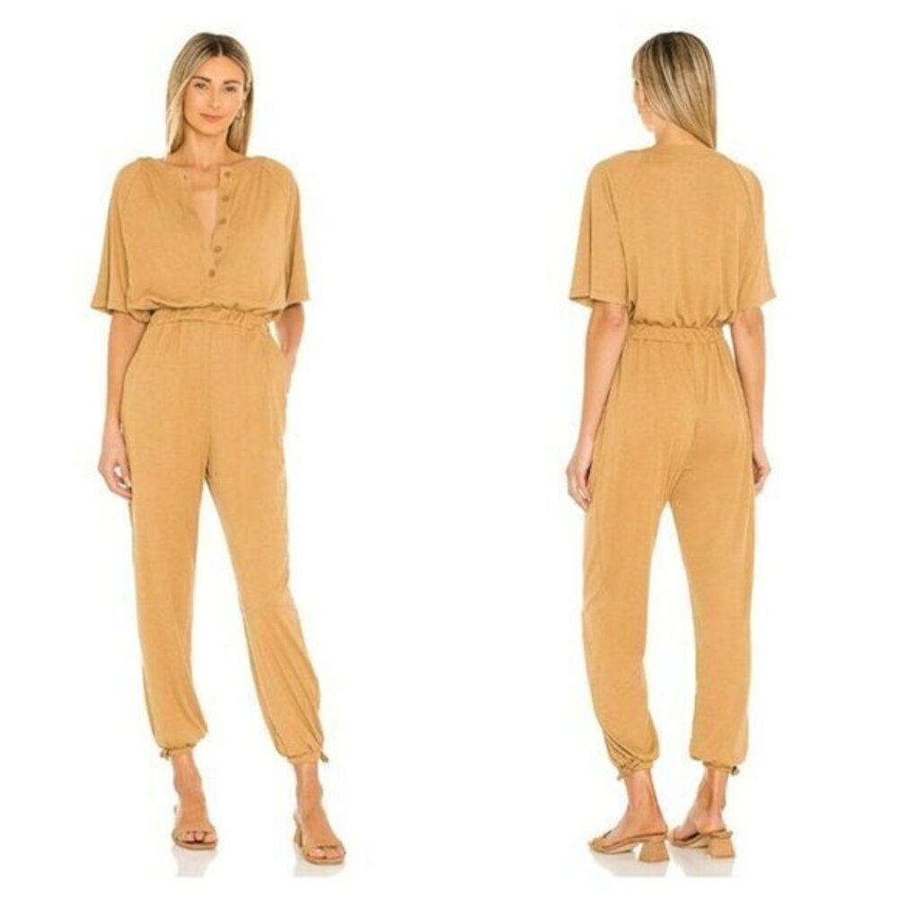 Lovers and Friends Karina Jumpsuit - Cinnamon Brown